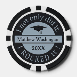 Abschluss individuelle Name & Poker Chips