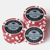 Abschluss individuelle Name & Poker Chips (Stapel)
