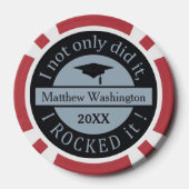 Abschluss individuelle Name & Poker Chips (Rückseite)