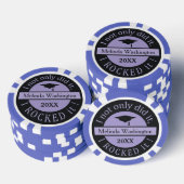 Abschluss individuelle Name & Poker Chips (Stapel)