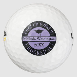 Abschluss individuelle Name- und Golfbälle
