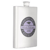 Abschluss individuelle Name und Jahresflasche Flachmann (Rechts)