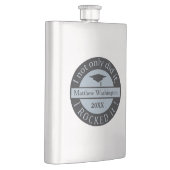 Abschluss individuelle Name und Jahresflasche Flachmann (Rechts)