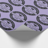 Abschluss individuelle Name- und Jahresverpackungs Geschenkpapier (Ecke)