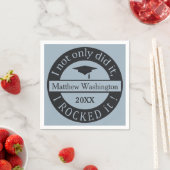 Abschluss individuelle Name und Papierservietten (Beispiel)