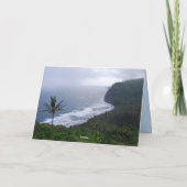 Abschluss Inspiration, Hawaii Küste, Karte (Rückseite)