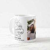 Abschluss Inspiration Quote Custom Grad Foto Kaffeetasse (Vorderseite Links)
