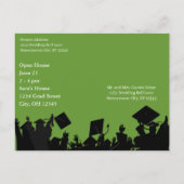 Abschluss Invitation Class of 2010 Einladungspostkarte (Rückseite)