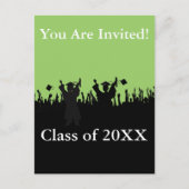 Abschluss Invitation Class of 2010 Einladungspostkarte (Vorderseite)