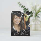 Abschluss Invitation Class of 2010 Einladungspostkarte (Stehend Vorderseite)