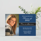 Abschluss Invitation Class of 2011 Einladung (Stehend Vorderseite)