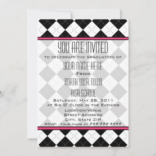 Abschluss Invitation - Klasse der Raute 2011 Einladung (Vorderseite)