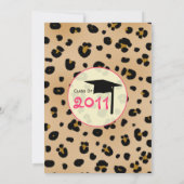 Abschluss Invitation - Leopard-Klasse 2011 Einladung (Rückseite)