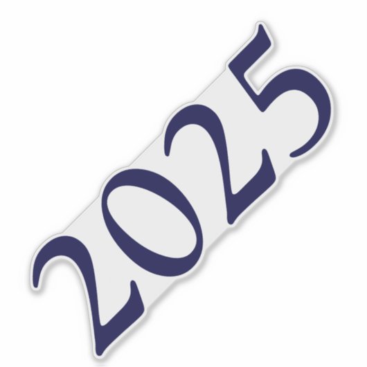 Abschluss Jahr Aufkleber (Vorderseite)