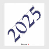 Abschluss Jahr Aufkleber (Blatt)