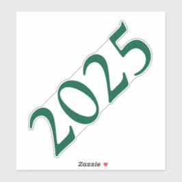 Abschluss Jahr Aufkleber