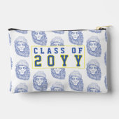 Abschluss Jahr der Löwenmascot-Schule Zubehörtasche (Rückseite)