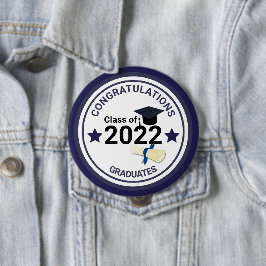 Abschluss Jahr elegant Klasse 2022 Button