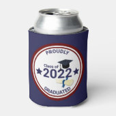 Abschluss Jahr elegant Klasse 2022 Dosenkühler (Kanne Vorderseite)