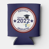 Abschluss Jahr elegant Klasse 2022 Dosenkühler (Vorderseite)