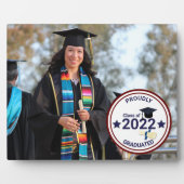 Abschluss Jahr elegant Klasse 2022 Foto Fotoplatte (Vorderseite)