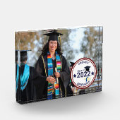 Abschluss Jahr elegant Klasse 2022 Fotoblock (Links)