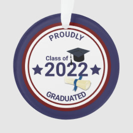 Abschluss Jahr elegant Klasse 2022 Ornament