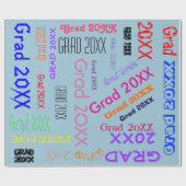 Abschluss Jahr Personalisierte benutzerdefinierte  Geschenkpapier (Flach)