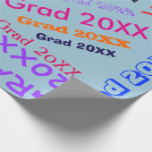 Abschluss Jahr Personalisierte benutzerdefinierte  Geschenkpapier (Ecke)