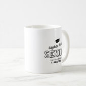Abschluss-Jahr-Skript-Absolvent höherer Fachschule Kaffeetasse (VorderseiteRechts)