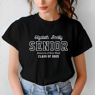 Abschluss-Jahr-Skript-Absolventen-Kolleg Oberstufe T-Shirt