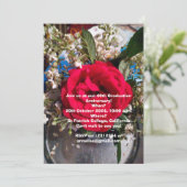 Abschluss Jubiläum Wiedersehen Einladung (Stehend Vorderseite)