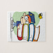 Abschluss-Junge Puzzle (Horizontal)