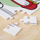 Abschluss-Junge Puzzle (Seite)