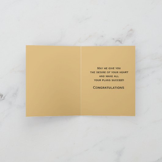 Abschluss Jungfrau Mary Decorative Border Karte (Innenseite)