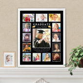 Abschluss K-12 Fotocollage Graduate Keepake Poster