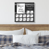 Abschluss K-12 Fotos Schwarz & Silberschmied Keepa Leinwanddruck (Insitu (Schlafzimmer))