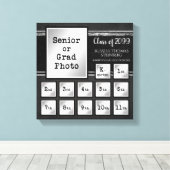 Abschluss K-12 Fotos Schwarz & Silberschmied Keepa Leinwanddruck (Insitu (Holzboden))