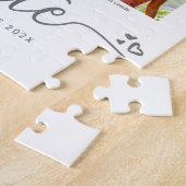 Abschluss K-12 Modernes Drehbuch Collage White Puzzle (Seite)