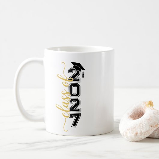 Abschluss Kaffeetasse (Mit Donut)