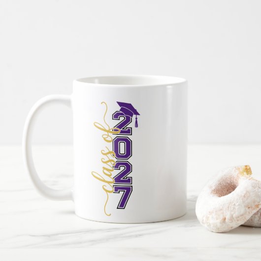 Abschluss Kaffeetasse (Mit Donut)