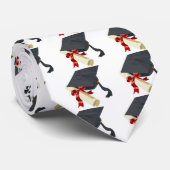 Abschluss-Kappe u. Diplom Krawatte (Gerollt)