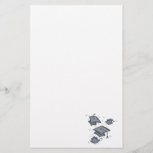 Abschluss-Kappen Briefpapier (Vorderseite)