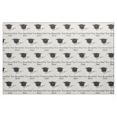 Abschluss-Kappen-Diplom kundengerecht Stoff (Fat Quarter (45,7 x 55,9 cm))