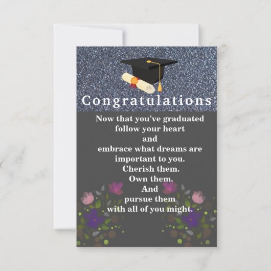 Abschluss Karte (Vorderseite)