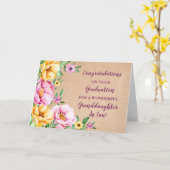 Abschluss Karte (Gelbe Blume)