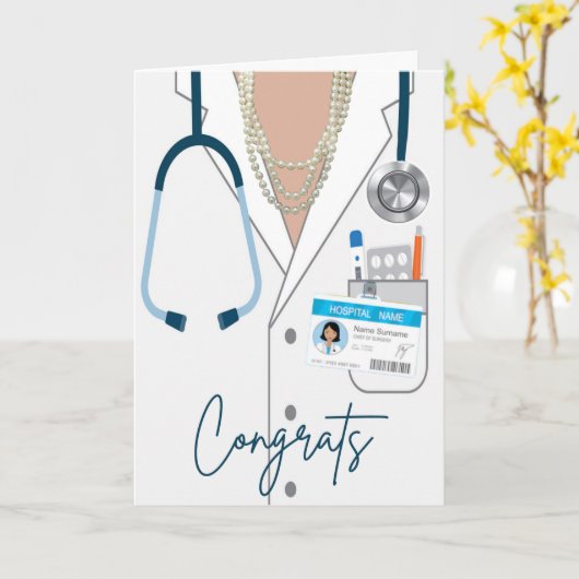 Abschluss Karte (Gelbe Blume)