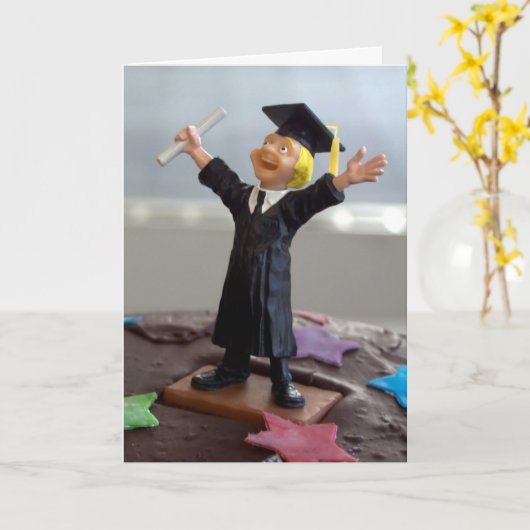 Abschluss Karte (Gelbe Blume)