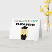 Abschluss Karte (Gelbe Blume)