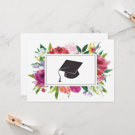 Abschluss Karte (Vorderseite/Rückseite Beispiel)